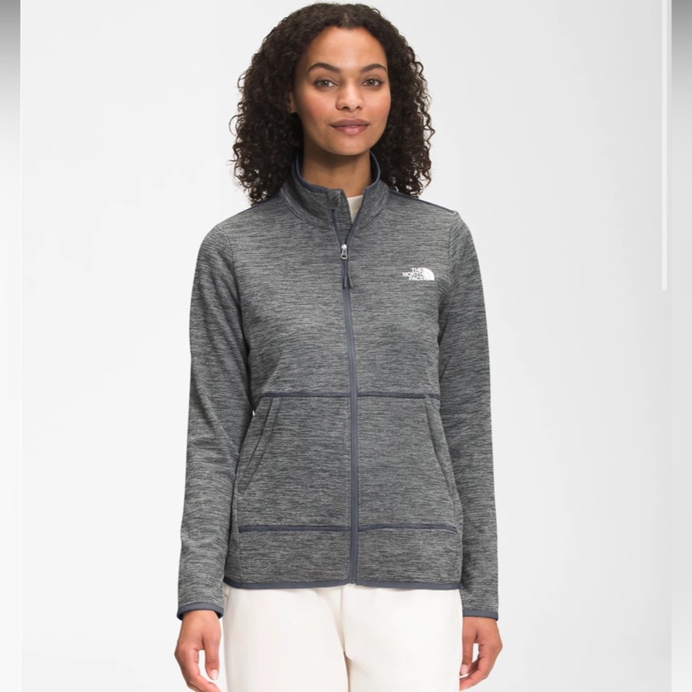 The North Face (TNF) Women’s Canyonlands Full-Zip - Medium Grey Heather